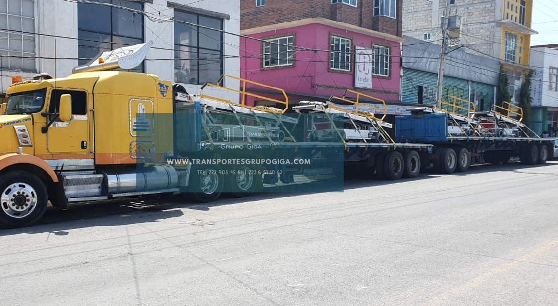 Transporte De Carga En Plataformas De 40 48ft Y Full En Puebla México Fletes En Plataforma 2324
