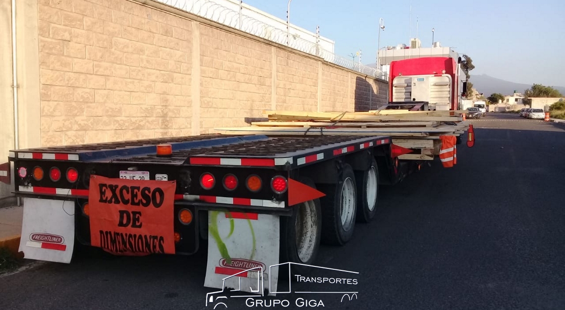 Transporte De Carga En Plataforma Lowboy En Puebla México Fletes En Plataforma Lowboy 3840